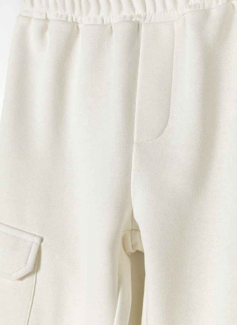 Girls Cotton Cargo Joggers