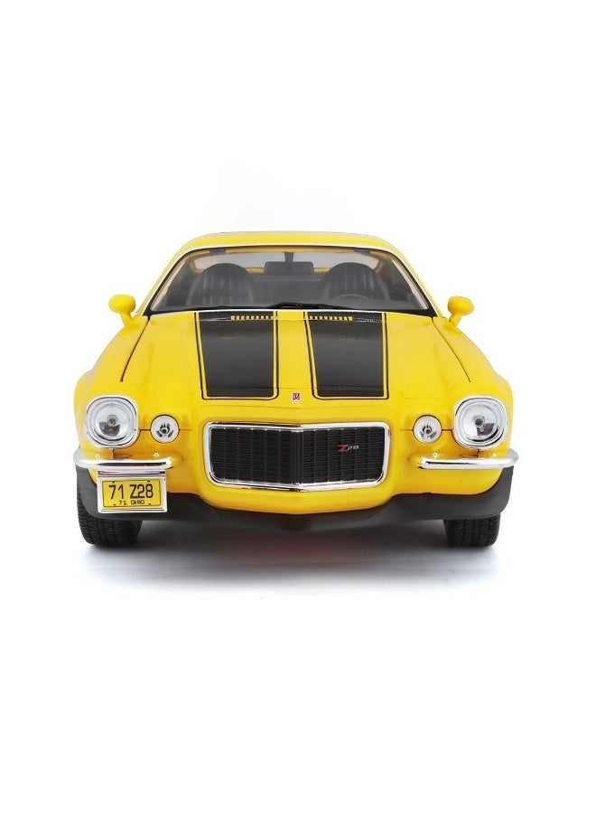 Maisto Special Edition 1971 Chevrolet Camaro Die-cast Car (1:18, Yellow)
