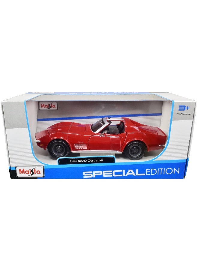 Maisto Special Edition 1970 Chevrolet Corvette Die-cast Car (1:24, Red)