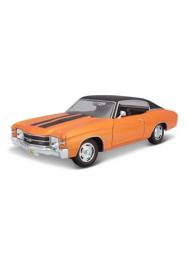 Maisto Special Edition 1971 Chevrolet Chevelle SS 454 Sport Coupe Die-cast Car (1:18, Orange)