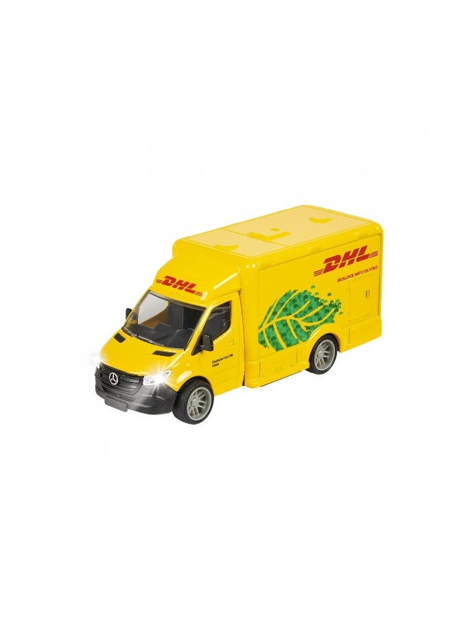 Majorette Mercedes-Benz Sprinter DHL Die Cast Car (1:46, Yellow)