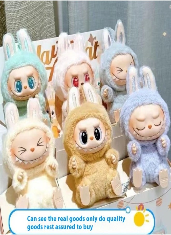 Labubu Second-Generation Sit-Down Party Series 17cm Fun Plush Vinyl Blind Box