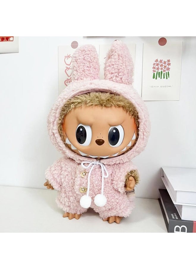 38cm Plush Doll Outfit for LABUBU