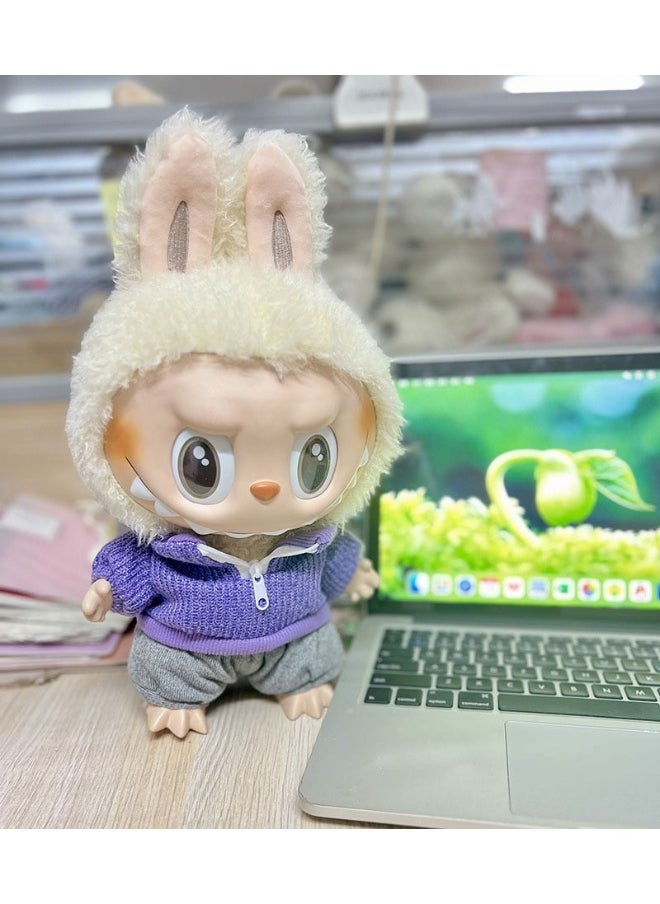 38cm Plush Doll Clothes for Labubu