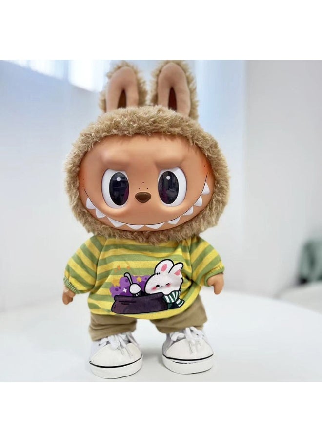 38cm Plush Doll Clothes for Labubu