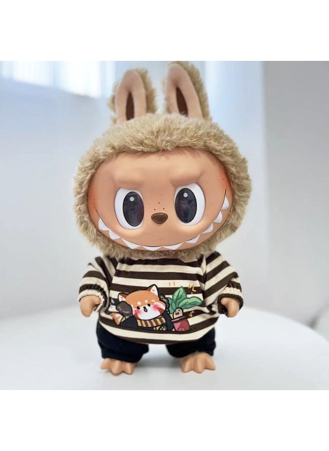 38cm Plush Doll Clothes for Labubu