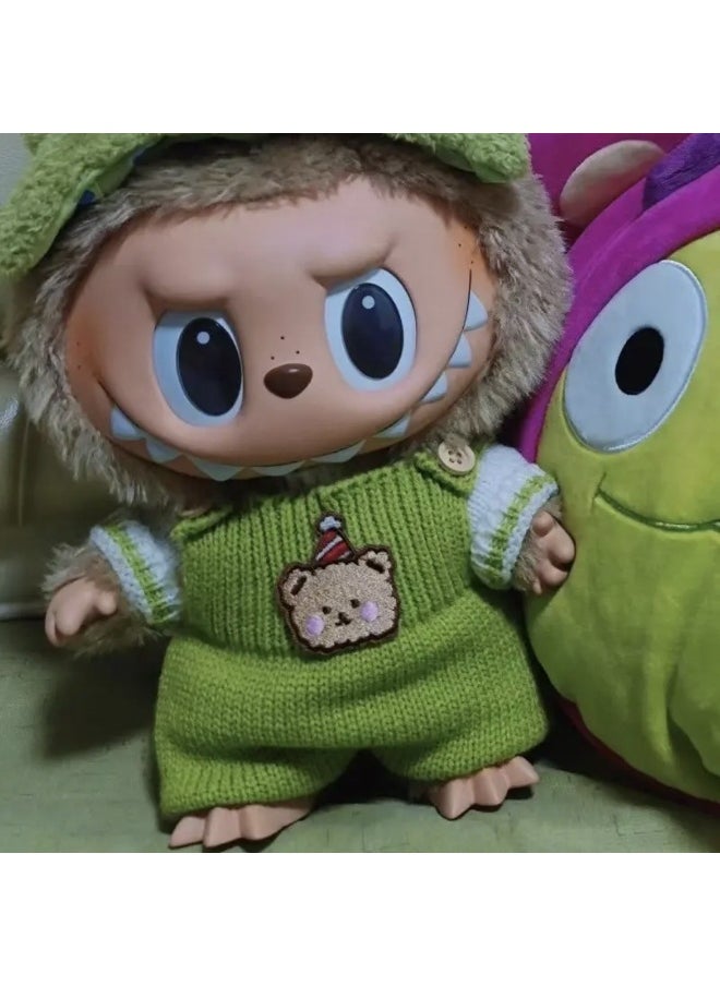 38cm Plush Doll Clothes for Labubu