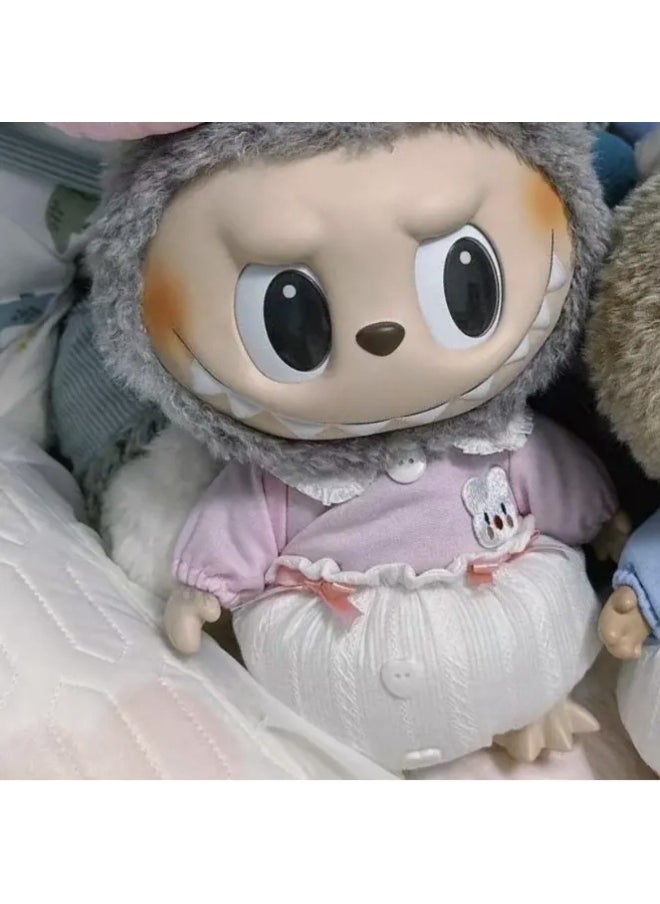 38cm Plush Doll Clothes for Labubu