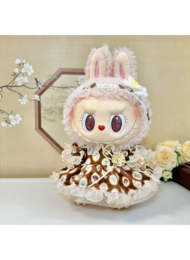 38cm Plush Doll Clothing for Labubbu
