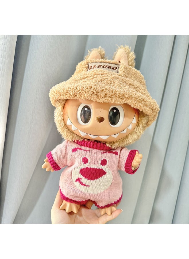 38cm Plush Doll Clothes for Labubu