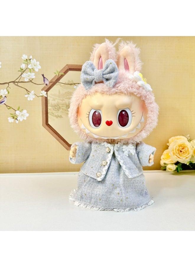 38cm Plush Doll Clothes for Labubu