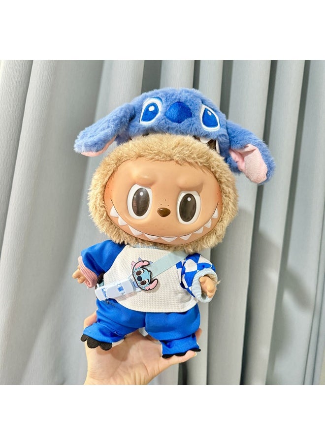 38cm Plush Doll Clothes for Labubu
