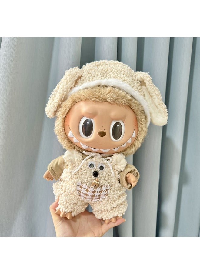 38cm Plush Doll Outfit for Labubu