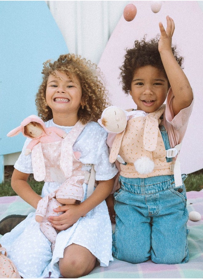 Dinkum Doll Cottontail Carrier - Hopscotch