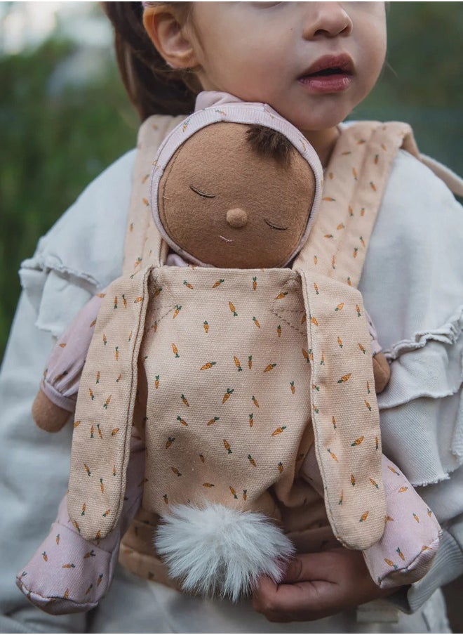 Dinkum Doll Cottontail Carrier - Hopscotch