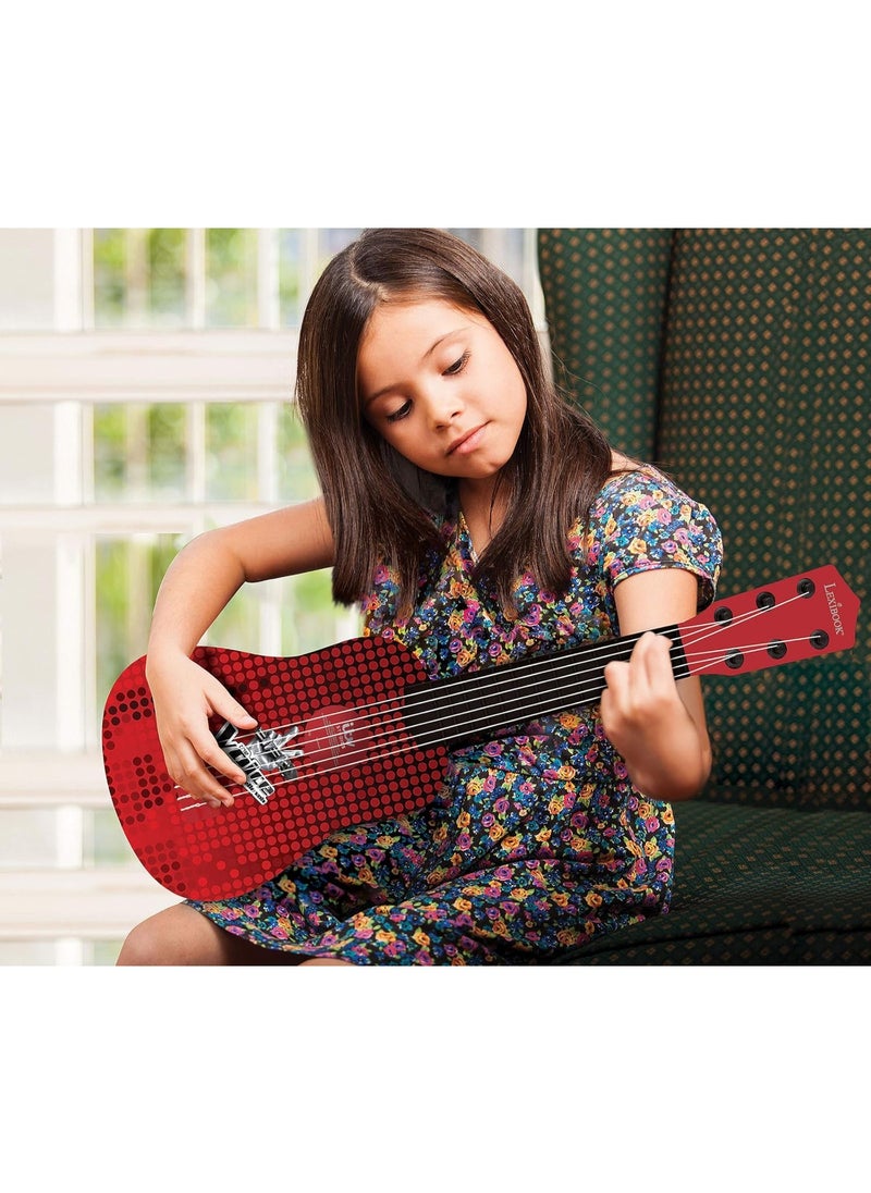 Lexibook Voice My First Guitar 21-Inch for Kids – 6 Nylon Strings, Tunable, Beginner-Friendly