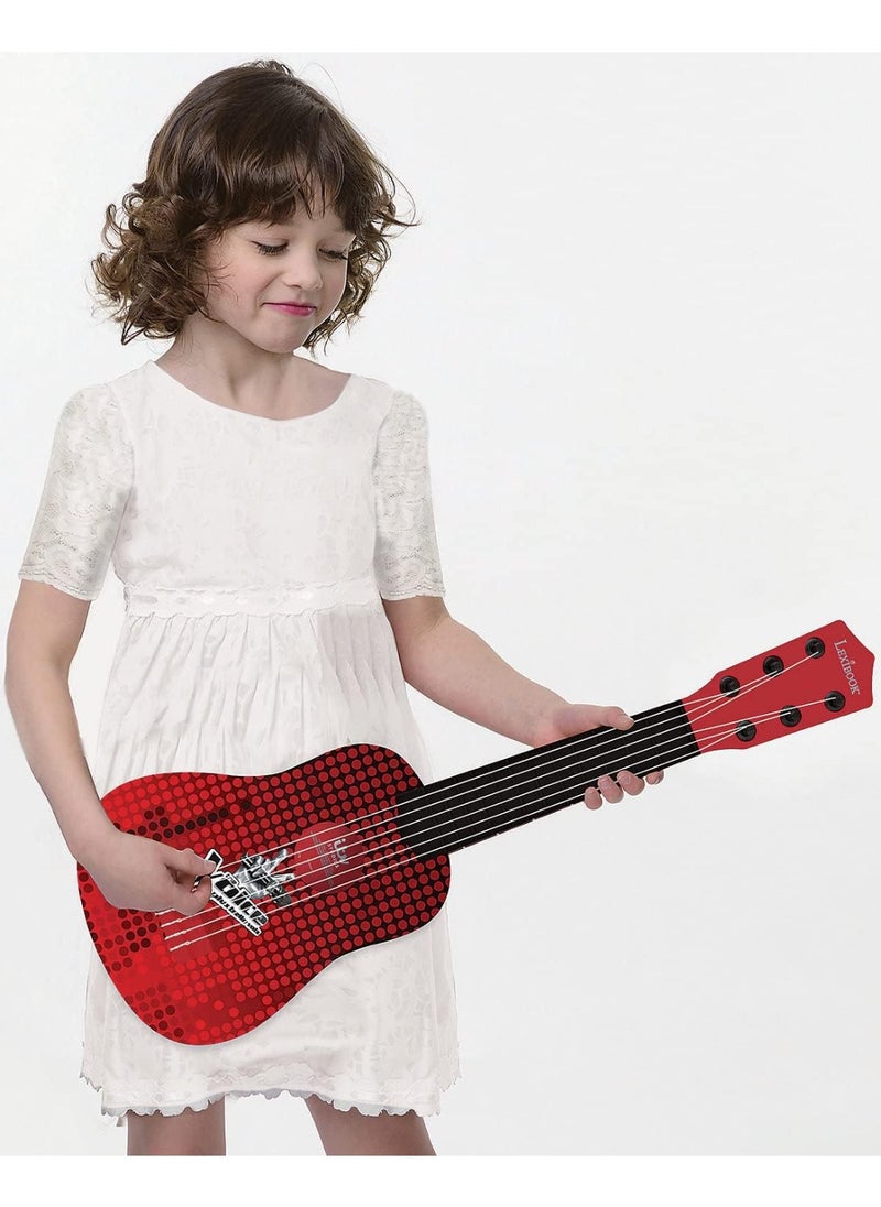 Lexibook Voice My First Guitar 21-Inch for Kids – 6 Nylon Strings, Tunable, Beginner-Friendly