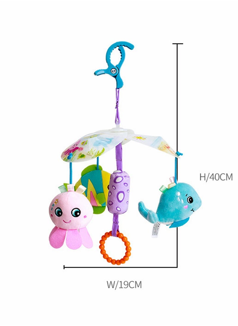 Baby Toys, Can Be Clipped On Car Seat Toys and Baby Stroller Toys, with Hanging Baby Rattles, Sensory Toys for Infants and Young Children, Suitable for Boys and Girls Over 3 Months Old
