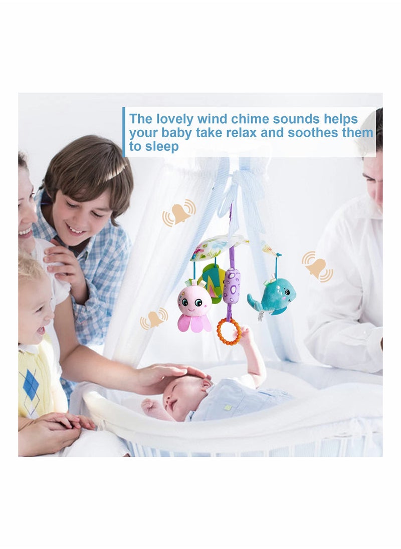 Baby Toys, Can Be Clipped On Car Seat Toys and Baby Stroller Toys, with Hanging Baby Rattles, Sensory Toys for Infants and Young Children, Suitable for Boys and Girls Over 3 Months Old