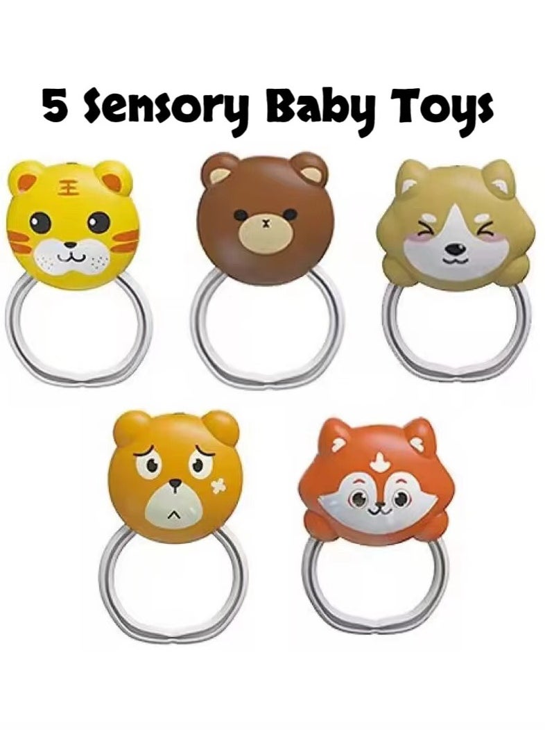 Baby Play Mat,Baby Gym,Funny Play Piano Tummy Time Baby Activity Mat with 5 Infant Sensory Baby Toys, Music and Lights Boy  Girl Gifts for Newborn Baby 0 to 18 Months