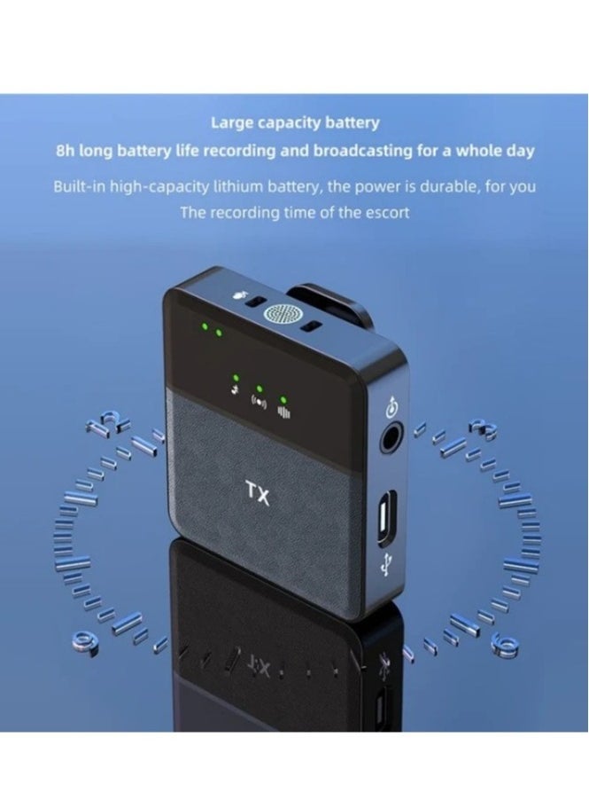 SX31 3 in 1 Collar Clip Wireless Noise Reduction Microphone