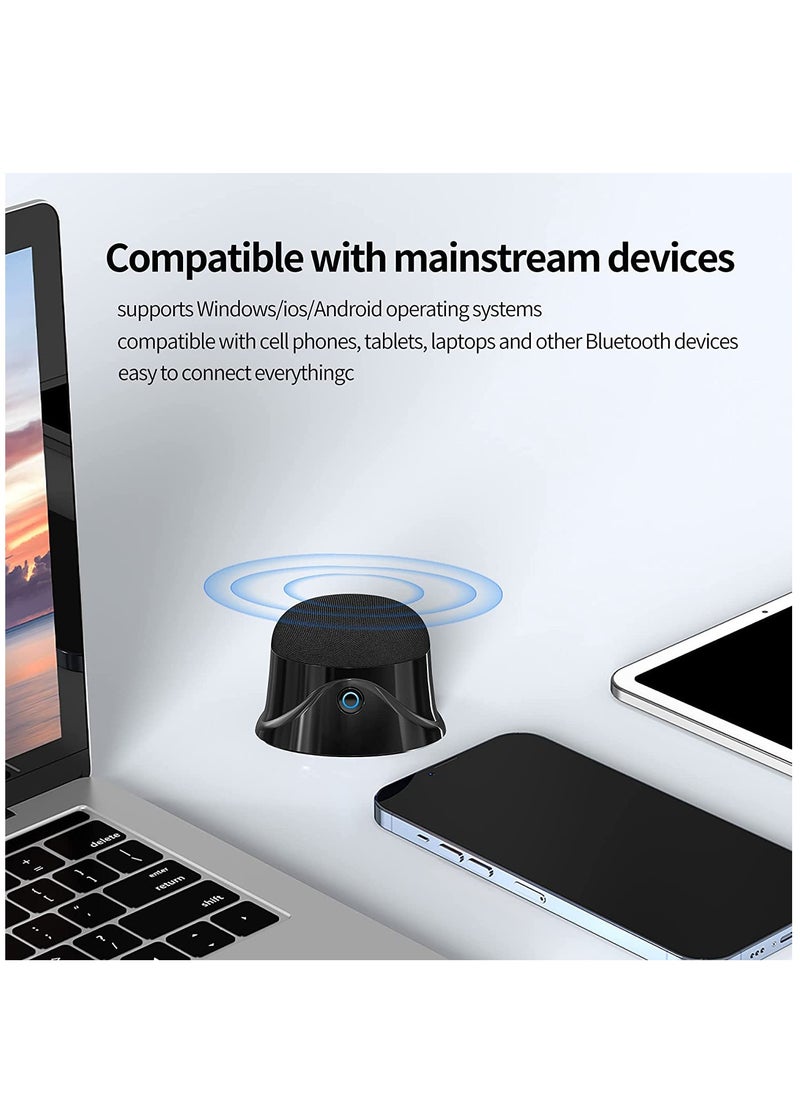 1 PCS Portable Magnetic Small Bluetooth Speaker, 5W Stereo Sound, Deep Bass, 9H Playtime, TWS Pairing Speaker for Home, Outdoor Travel, Golf Carts, Support for iPhone 12/13/14