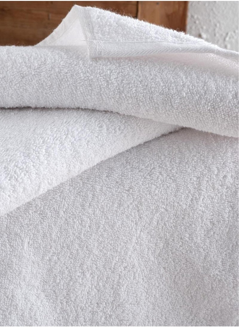Bath Towel, Super Absorbent, Gentle and Soft on Skin, White, Multicolor, 4 Pieces, 70 x 140 cm