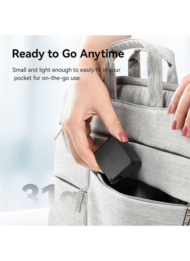 ULANZI LM18 Vlogging Light Mini LED Camera Video Light for DJI Osmo Action 3/4 Camera Cage Accessories and Ulanzi PK-06 Pocket 3 Expansion Adapter