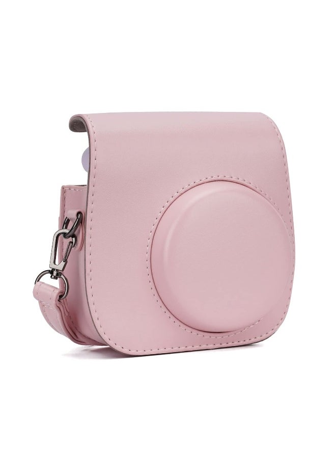 Instant Camera Case Compatible with for Fujifilm Instax Mini 11 9 8 8+ PU Leather Bag with Pocket and Adjustable Shoulder Strap Photo Album