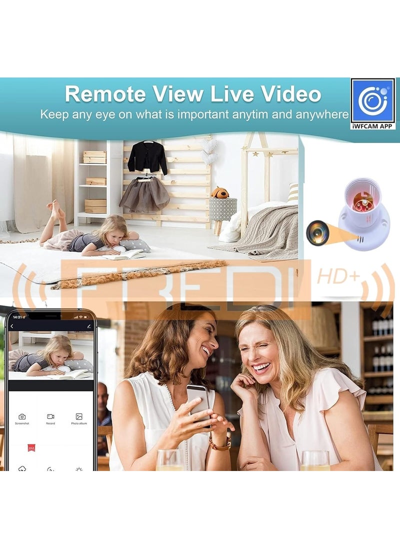 FREDI HD PLUS WiFi Holder Camera 1080p Hd Clarity Watch Live View Recording Hidden Camera Supported 32GB Sd Card Secret Nanny Cam Indoor Security Camera iWFCam APP