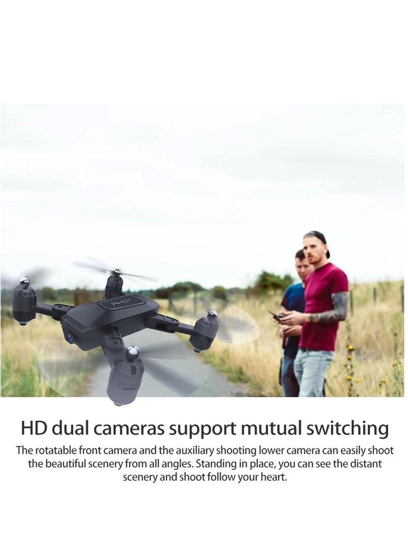P30 Plus Drone with 4K Dual HD Camera, Foldable Design, 20-Minute Flight Time, Visual Positioning 2.0, Automatic Braking System, and Gesture Control – Ideal for Photography u0026 Video