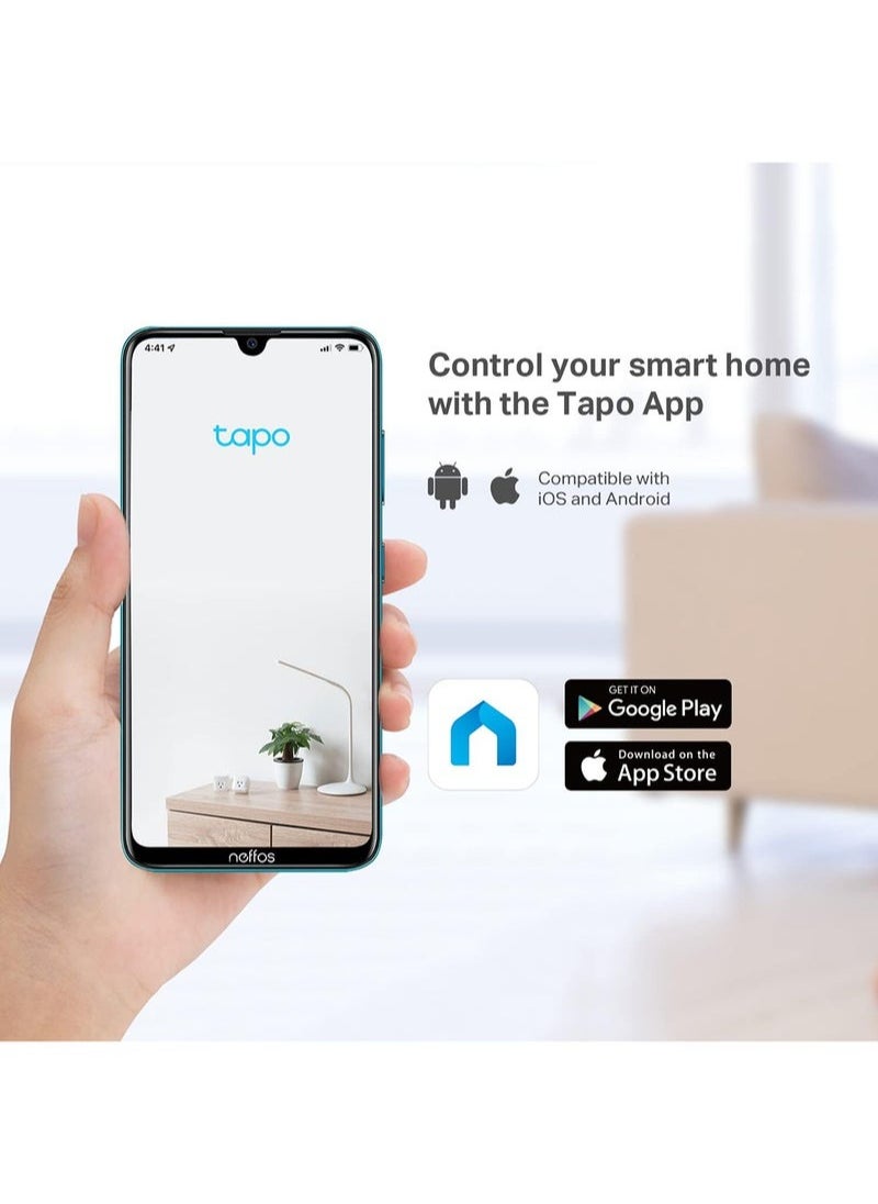Tapo C200 Pan/Tilt 1080p Full HD Home Security Wi-Fi Camera Live View And Two-Way Audio Night Vision Motion Detection Baby Monitor MicroSD Card Support Works With Google Assistant And Alexa Remote Management By App