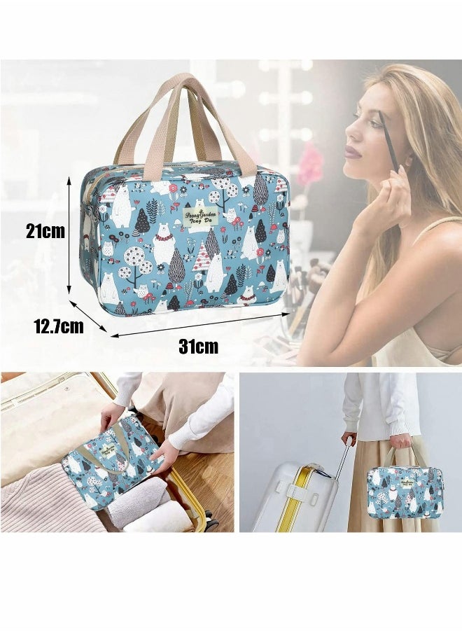 Travel Hanging Toiletry Bag for Women, Large Makeup Organizer, Versatile Cosmetic Storage Solution