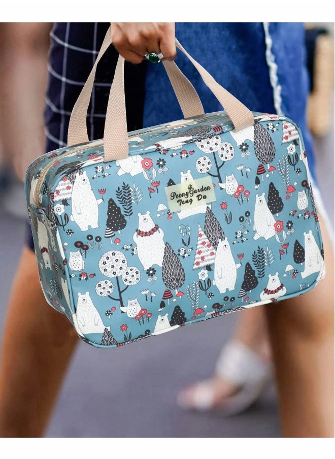 Travel Hanging Toiletry Bag for Women, Large Makeup Organizer, Versatile Cosmetic Storage Solution