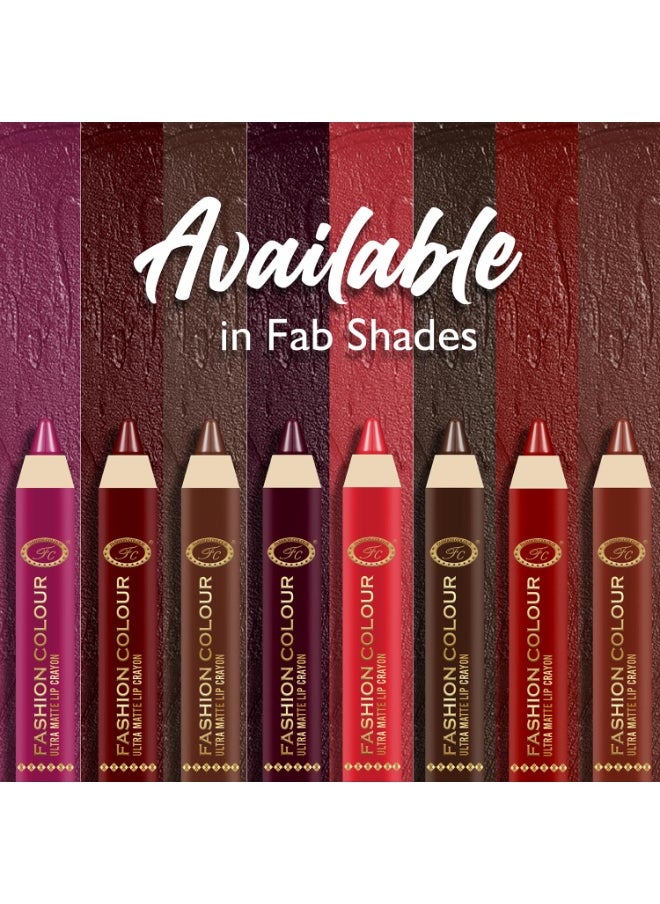 Ultra Matte Lip Crayons With Free Sharpener Smudge Proof Waterproof Hydrating Long Lasting Matte Finish Cruelty-free Paraben-free Very Berry