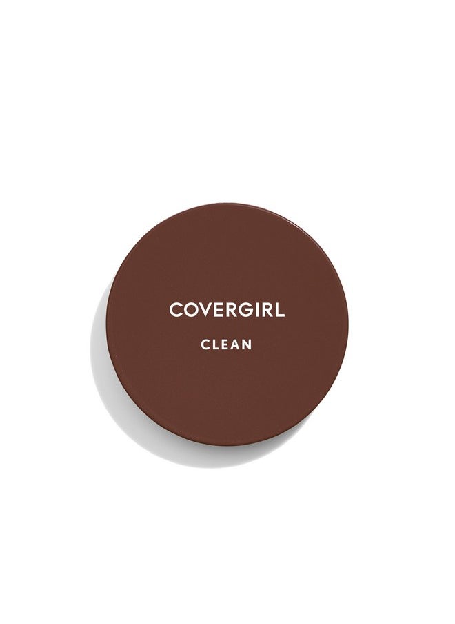 COVERGIRL Clean Pressed Powder Compact, Creamy Beige 150, 0.39 oz(11g)