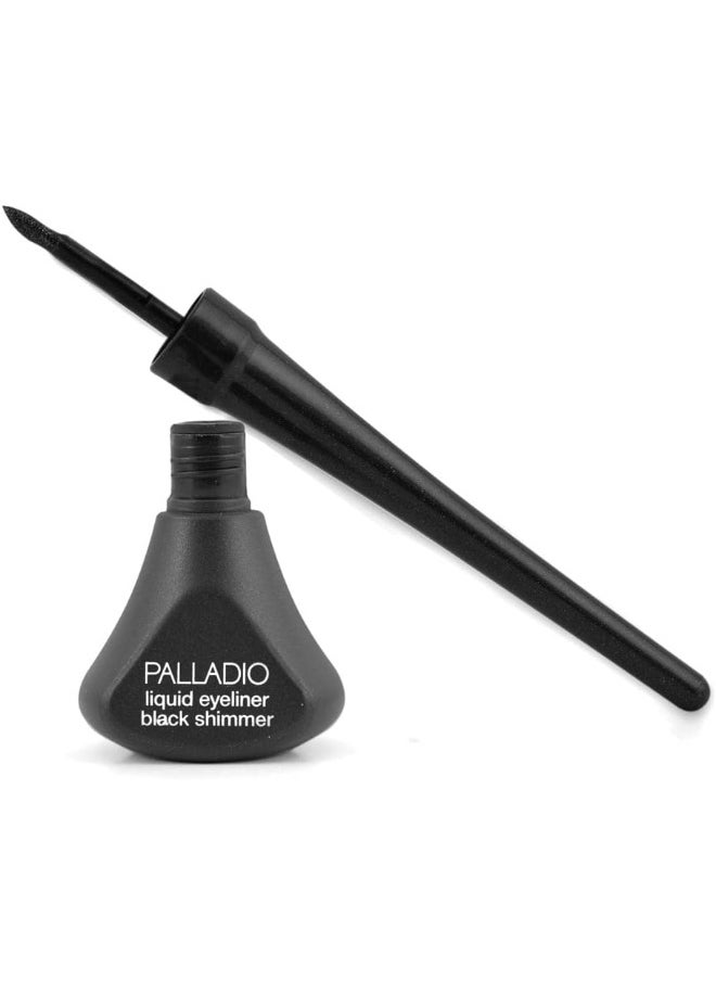 Liquid Eyeliner | Easy Application With Long-Lasting Results | Smudge Proof & Waterproof | Perfect Finish For Picture Perfect Eyes | Black Shimmer | 3.8Ml