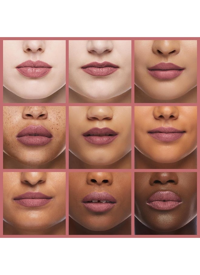 Herbal Matte Lipstick, Creamy And Full Coverage Long Lasting Matte Lipstick, Lady Rose