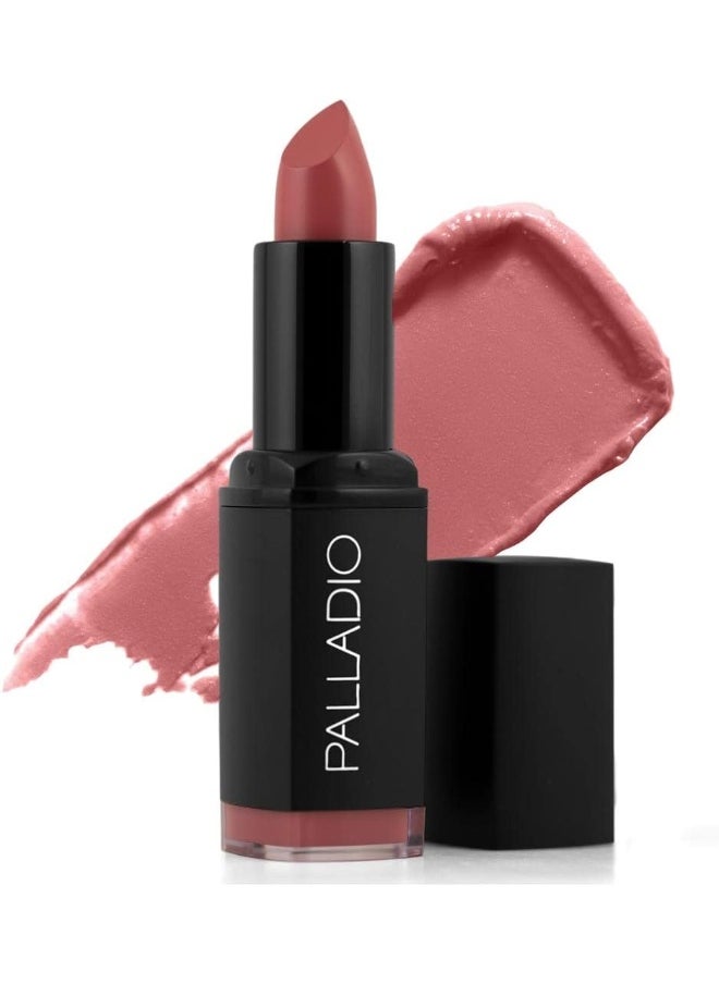 Herbal Matte Lipstick, Creamy And Full Coverage Long Lasting Matte Lipstick, Lady Rose