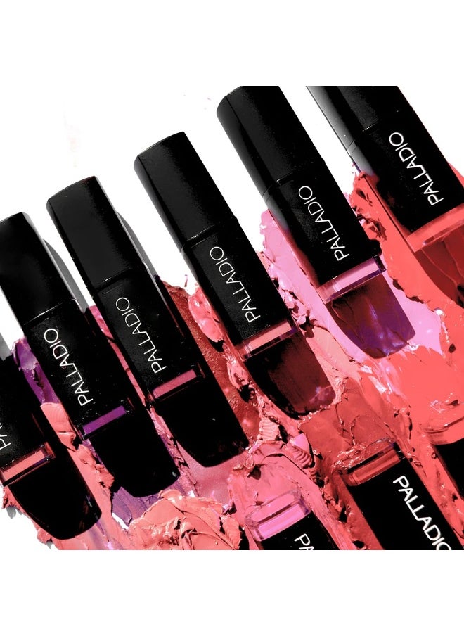 Herbal Matte Lipstick, Creamy And Full Coverage Long Lasting Matte Lipstick, Lady Rose