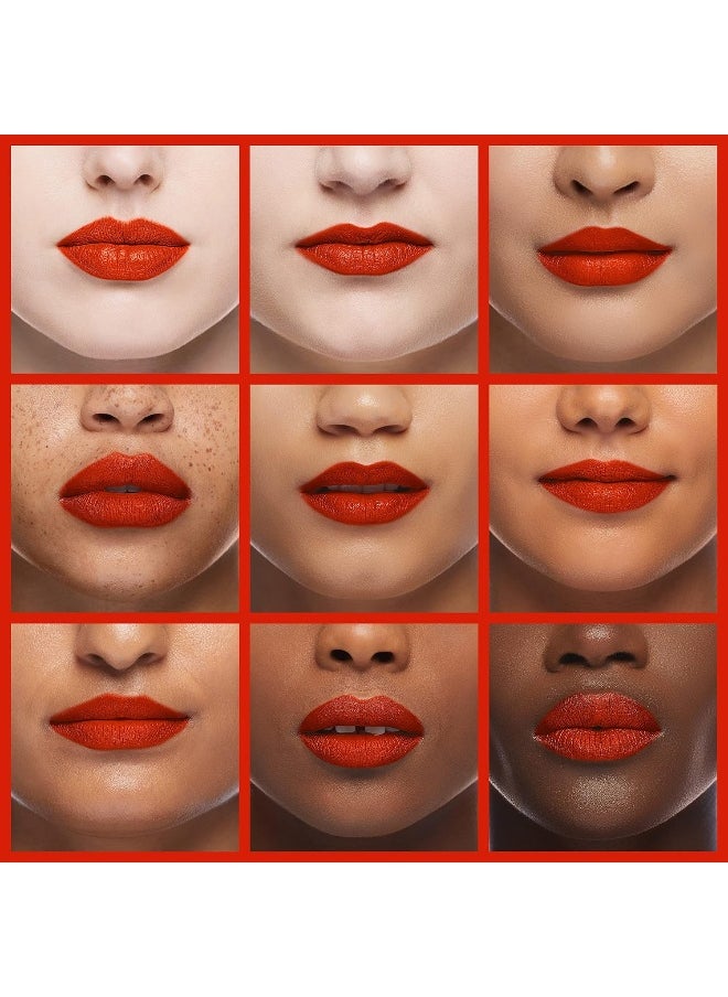 Herbal Matte Lipstick | Rich Pigmented & Creamy Lipstick | Enriched With Aloe Vera, Chamomile & Ginseng | Prevents Lip Drying Out | Paraben Free | Gluten Free Formula | Coral Punch