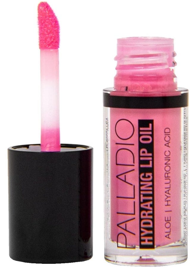Hydrating Lip Oil Infused With Hyaluronic Acid, Non-Sticky Formula, Subtle Shine Tinted Sheer Color, Liquid Lipstick, Prevents Chapped Lips, Vegan & Cruelty-Free | 0.13 Oz. (As If!)