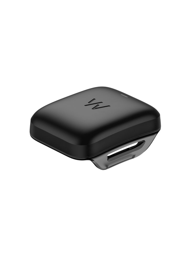 Wireless PowerPack – Compatible with One, Peak, Life – Portable, Waterproof Charger for Health, Fitness, Sleep, and Activity Wearable – 14+ Days Battery Life Jet Black