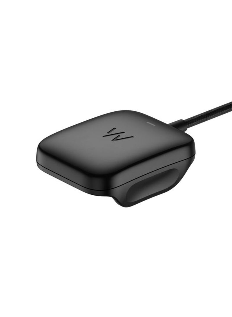 Basic Charger – Compatible with One, Peak, Life – Corded Plug-In for Health and Fitness Wearable – Activity & Sleep Tracker – 14+ Days Battery Life Jet Black