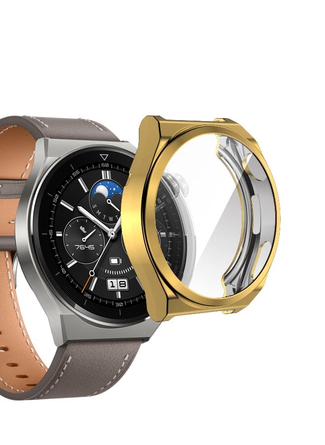 Case for Huawei Watch GT3 pro 46mm, 6Pcs Screen Protector Overall Protective Ultra-Thin TPU HD Clear Cover