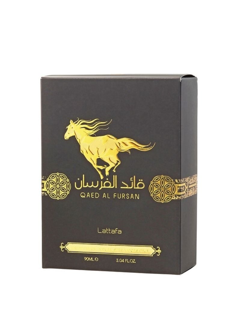 Lattafa Qaed Al Fursan Eau De Parfum for Men – 3 oz (90ml)