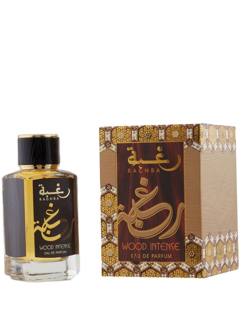 Lattafa Raghba Wood Intense EDP 100ml – Unisex