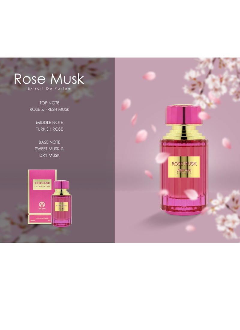 Anfar London-Rose Musk Private Edition 100ml Extrait De Parfum
