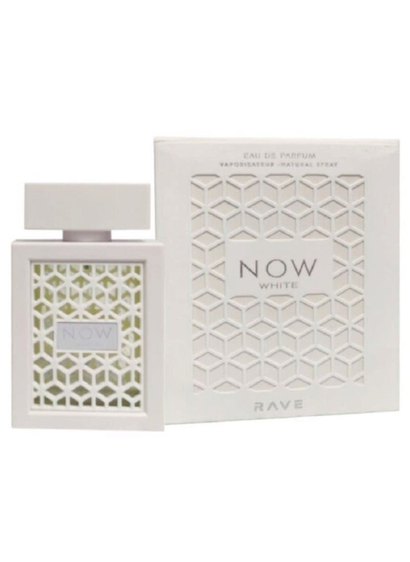 Lattafa Unisex Rave Now White EDP Spray 3.4 oz
