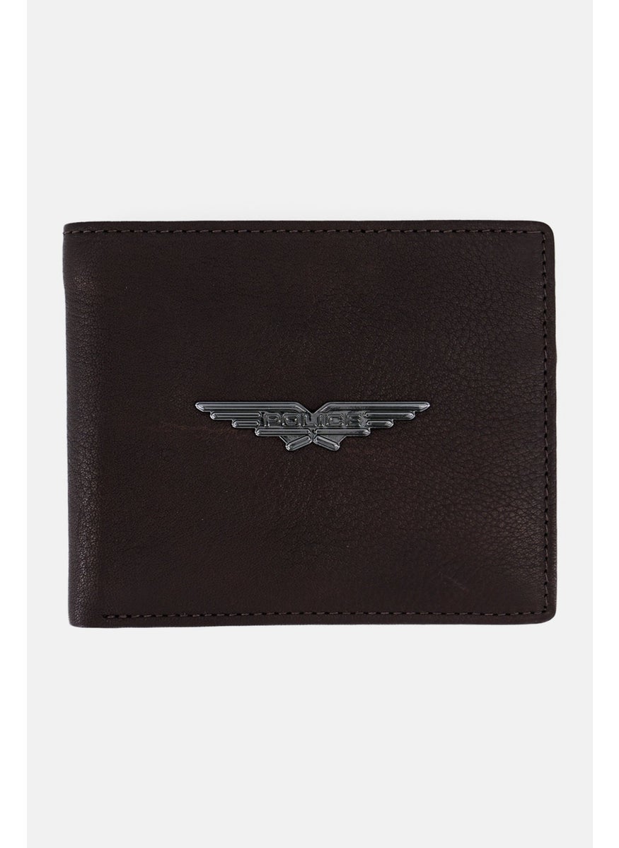 Men Brand Logo Wallet L 11 x H 9 x W 2 cm, Brown